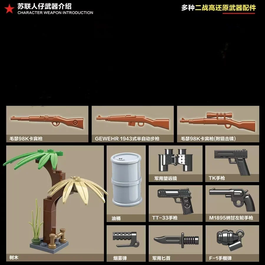 Quan Guan 100084 Soviet BT-7 Light Cavalry Tank - YWOBB