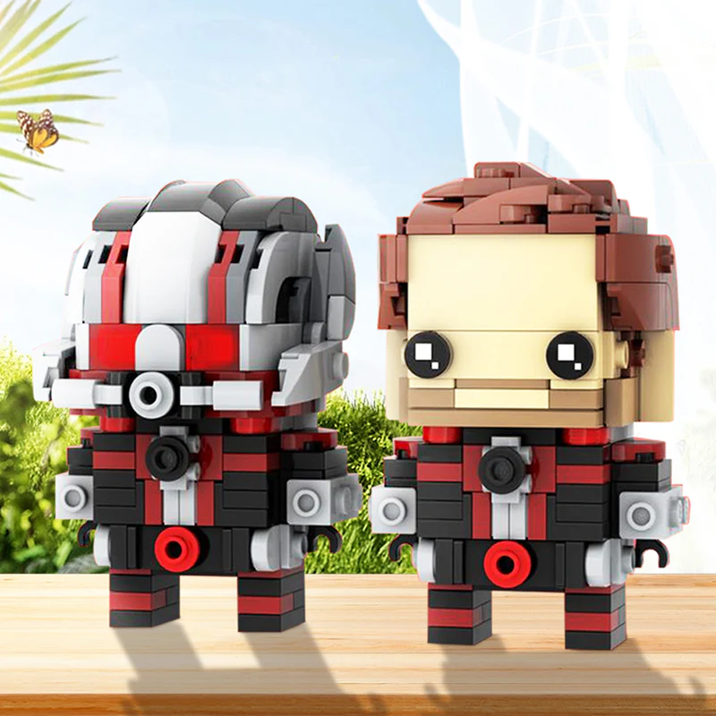 GOBRICKS MOC 139898 Ant-Man Brickheadz Ant-Man and the Wasp: Quantumania - YWOBB