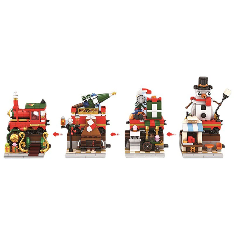 LWCK 7008 Merry Christmas Train 4 in 1 - YWOBB