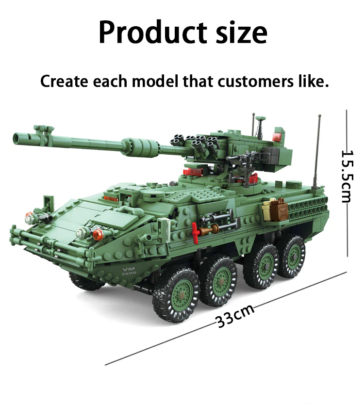 KAZI KY 10001 The STRYKER MGS-M1128 Tank - YWOBB