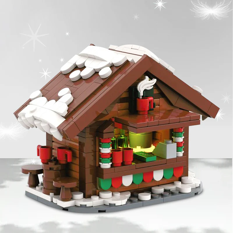 GOBRICKS MOC 130694 Hot Drinks Stands CHRISTMAS MOC - YWOBB