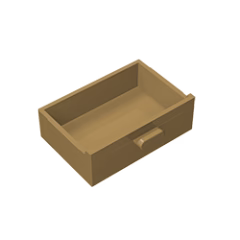 GOBRICKS GDS-1301 Cupboard 2 x 3 Drawer - YWOBB