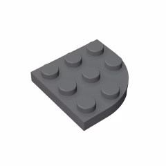 GOBRICKS GDS-570 Round Corner 3 x 3 - YWOBB