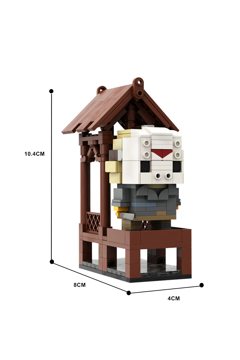 GOBRICKS MOC 47147 Jason Voorhees Brickheadz - YWOBB