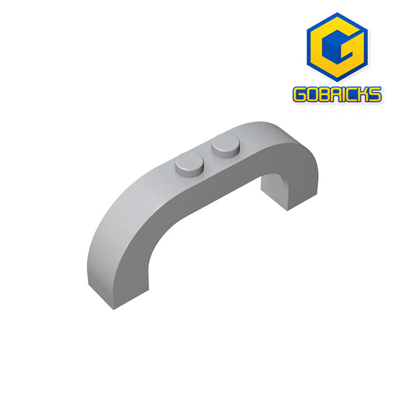 GOBRICKS GDS-856  Arch 1 x 6 x 2 Curved Top - YWOBB