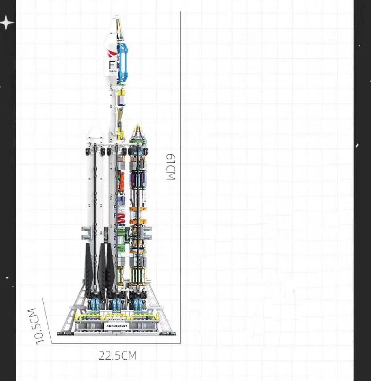 JIE STAR JJ9031 Falcon Heavy - YWOBB