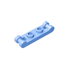 GOBRICKS GDS-734  Modified 1 x 2 with Bar Handles on Ends - Closed Ends - YWOBB