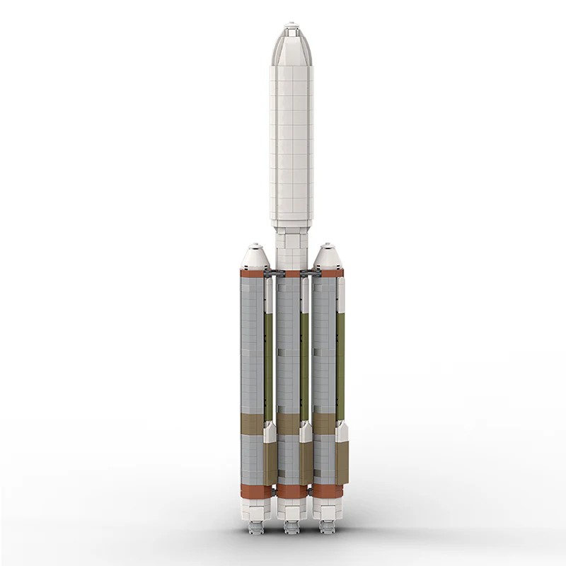 GOBRICKS MOC 121058 1:110 Atlas V Heavy - YWOBB