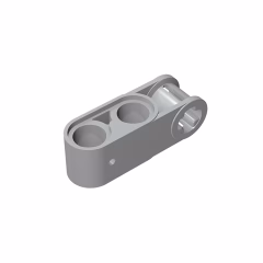 GOBRICKS GDS-936 Axle and Pin Connector Perpendicular 3L with 2 Pin Holes - YWOBB