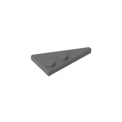 GOBRICKS GDS-90175 Wedge Plate 4 x 2 Left Pointed - YWOBB