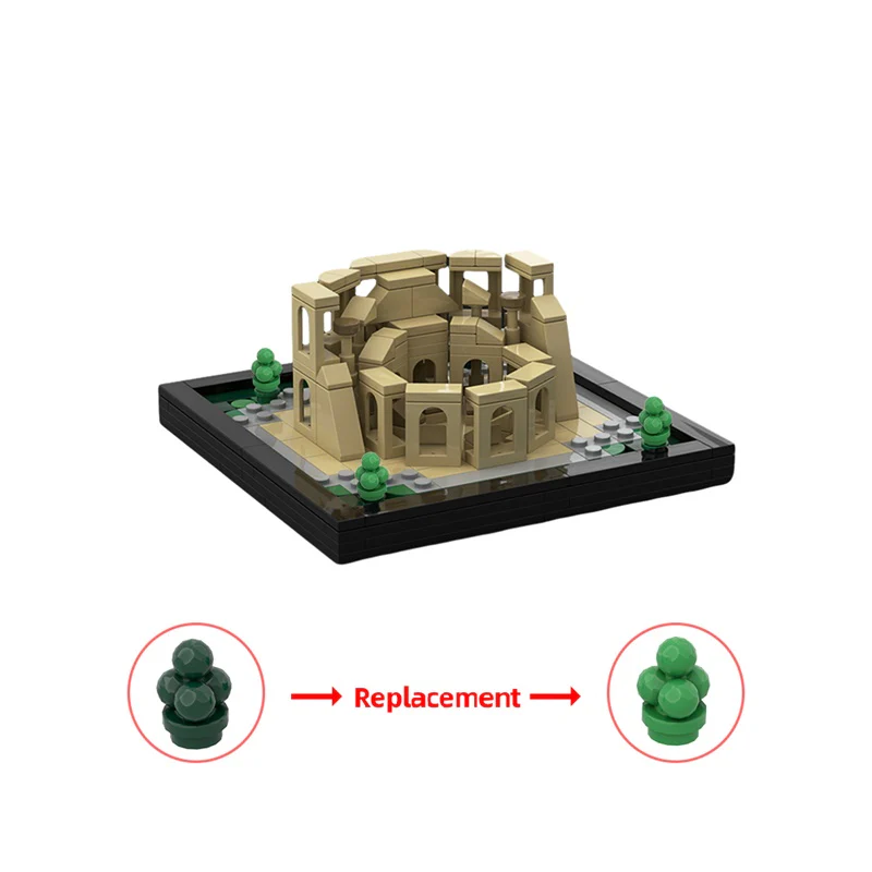 GOBRICKS MOC 160779 Colosseum - Microscale - YWOBB
