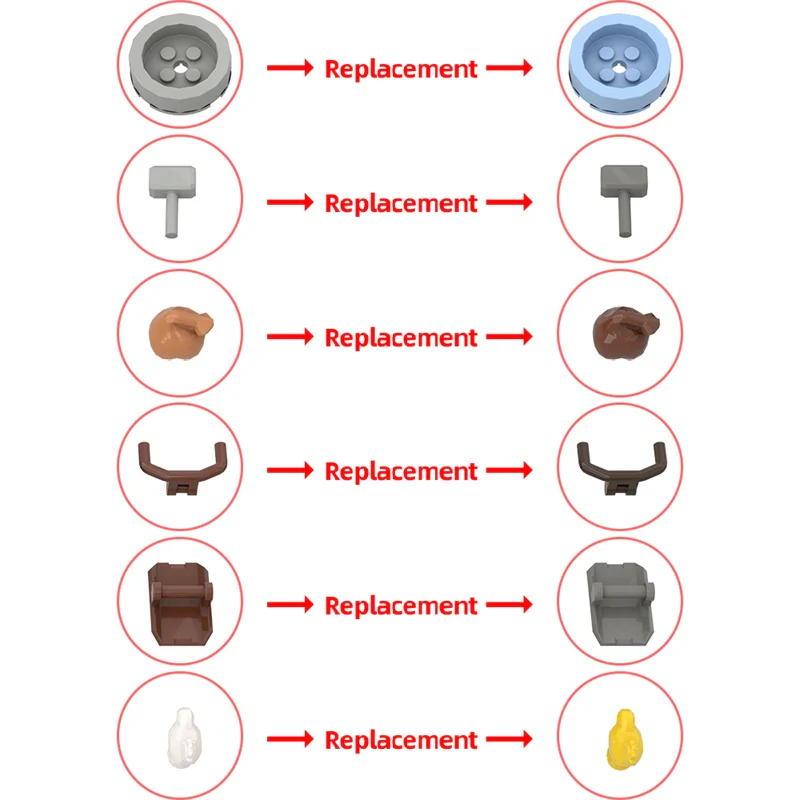 GOBRICKS MOC 162111 3739 Mill Village Raid Remake - Medieval Castle - YWOBB