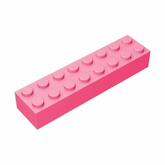 GOBRICKS GDS-544 Brick 2 x 8 - YWOBB