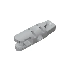 GOBRICKS GDS-1142 Hinge Cylinder 1 x 3 Locking with 1 Finger and 2 Fingers on Ends, 9 Teeth, without Hole - YWOBB
