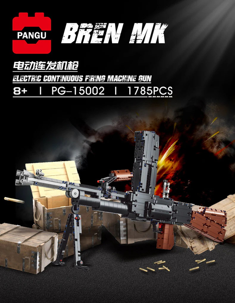PANGU PG-15002 Electric Continuous Firing Machine Gun - YWOBB