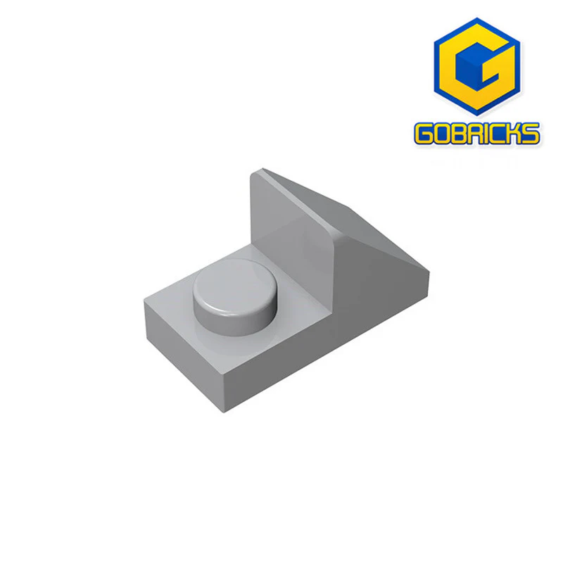 GOBRICKS GDS-832 Slope 45 2 x 1 with 2/3 Cutout - YWOBB