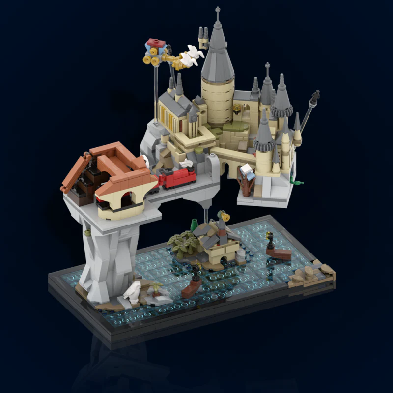 GOBRICKS MOC A0665 Harry Potter - Hogwarts Magic Castle - YWOBB