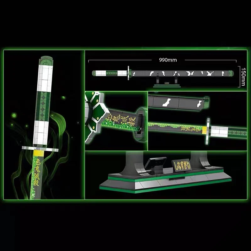 DK 1520 Demon Slayer Shinazugawa Sanemi Sun Wheel Knife - YWOBB