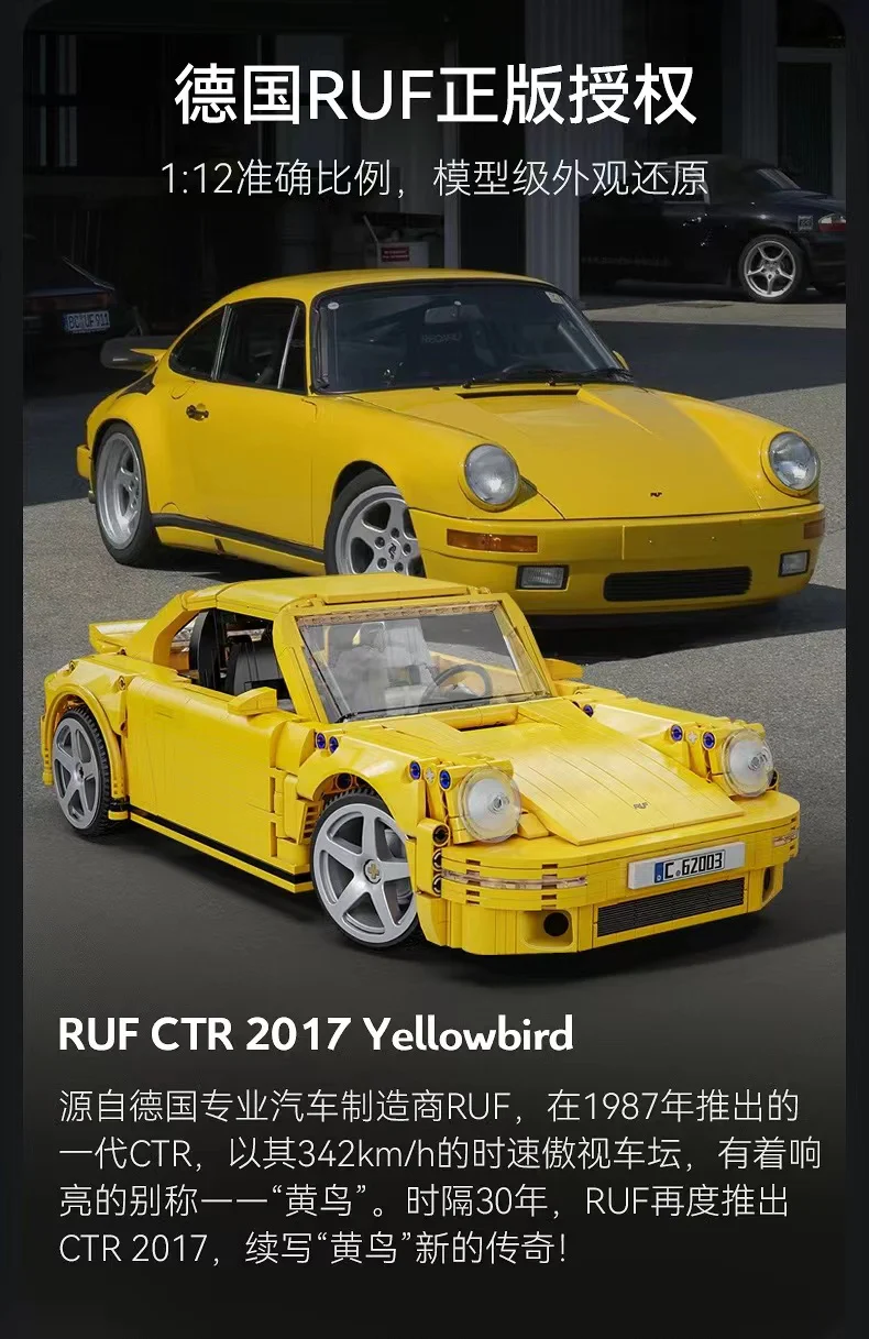CADA C62003 RUF CTR 2017 YellowBird - YWOBB