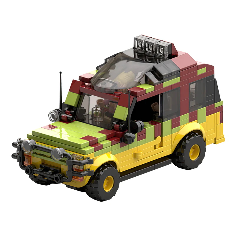 GOBRICKS MOC 25912 Jurassic Park Tour Vehicle (Ford Explorer) - YWOBB