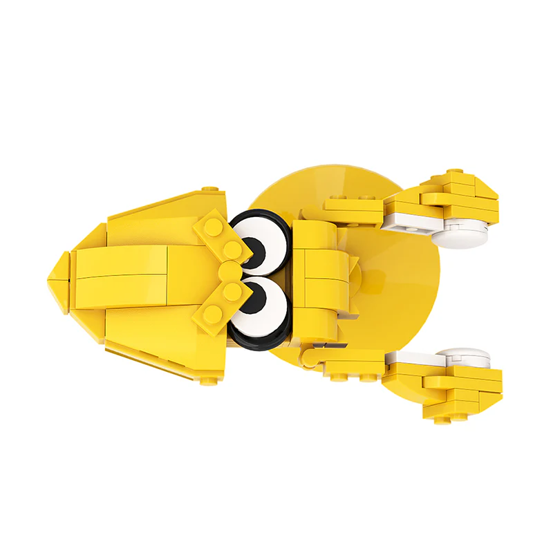 GOBRICKS MOC A0277Y04 yellow squid - YWOBB