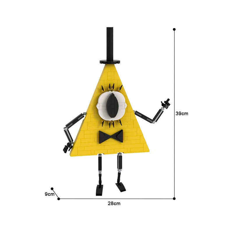 GOBRICKS MOC 175772 Bill Cipher - Gravity falls - YWOBB