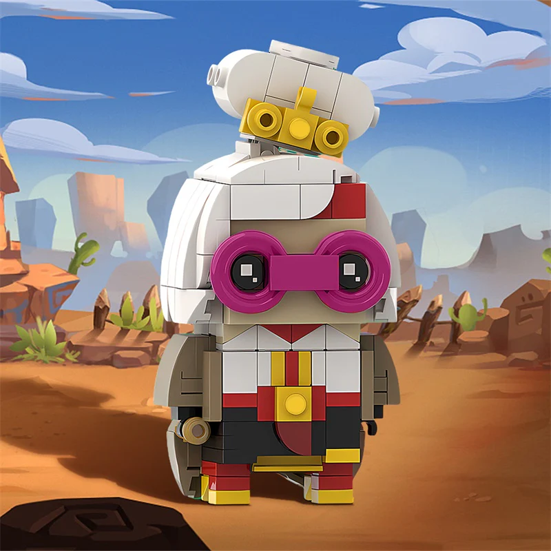 GOBRICKS MOC 167331 Purah (Legend of Zelda: Tears of the Kingdom) Brickheadz - YWOBB