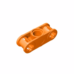 GOBRICKS GDS-935 Axle and Pin Connector Perpendicular 3L with Center Pin Hole - YWOBB