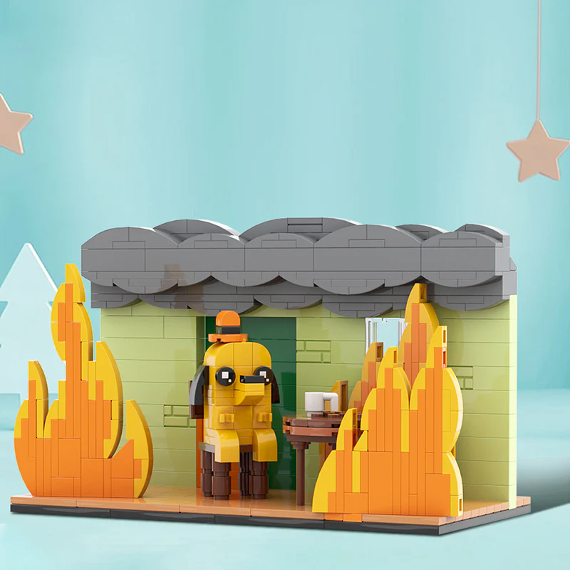 GOBRICKS MOC A0447Y01 this is fine dog - YWOBB