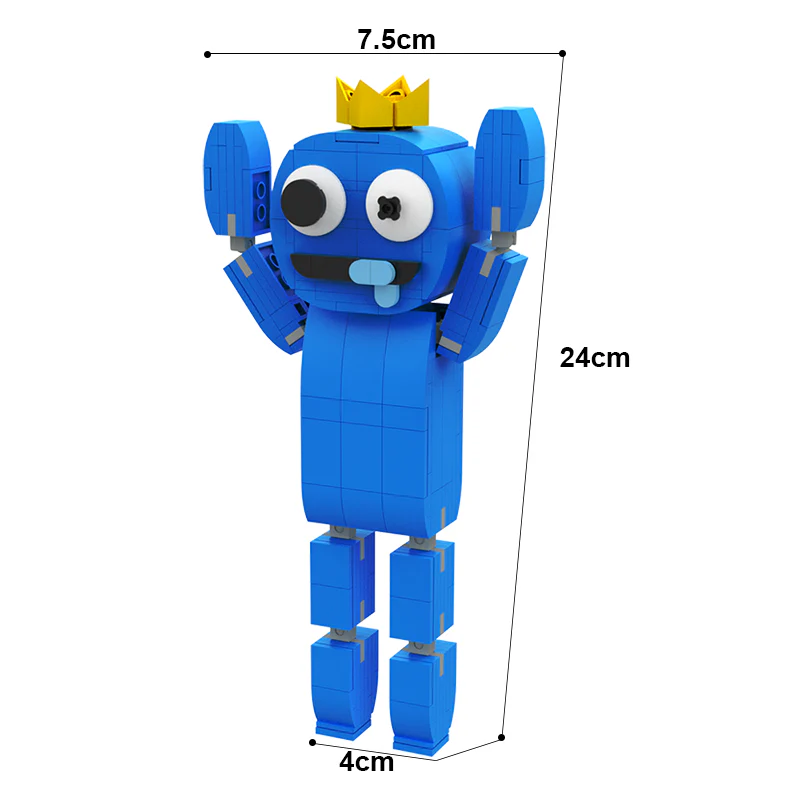 GOBRICKS MOC A0018 Rainbow Friends-Blue - YWOBB