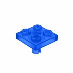 GOBRICKS GDS-902 Modified 2 x 2 with Pin on Bottom - YWOBB