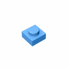 GOBRICKS GDS-501 Plate 1 x 1 - YWOBB