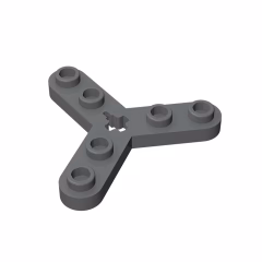 GOBRICKS GDS-983 Plate Rotor 3 Blade with Smooth Ends and 6 Studs - YWOBB