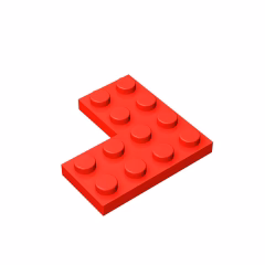 GOBRICKS GDS-696 Plate 4 x 4 Corner - YWOBB