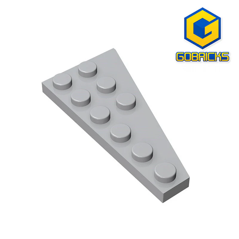 GOBRICKS GDS-551  Plate 6 x 3 Left - YWOBB