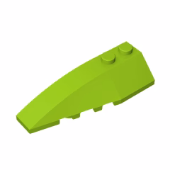 GOBRICKS GDS-744 Wedge 6 x 2 Left - YWOBB