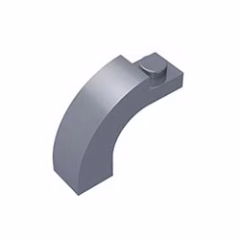 GOBRICKS GDS-719  Arch 1 x 3 x 2 Curved Top - YWOBB