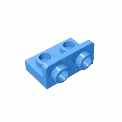 GOBRICKS GDS-643 Bracket 1 x 2 - 1 x 2 Inverted - YWOBB