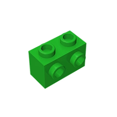 GOBRICKS GDS-634 Modified 1 x 2 with Studs on  Side - YWOBB