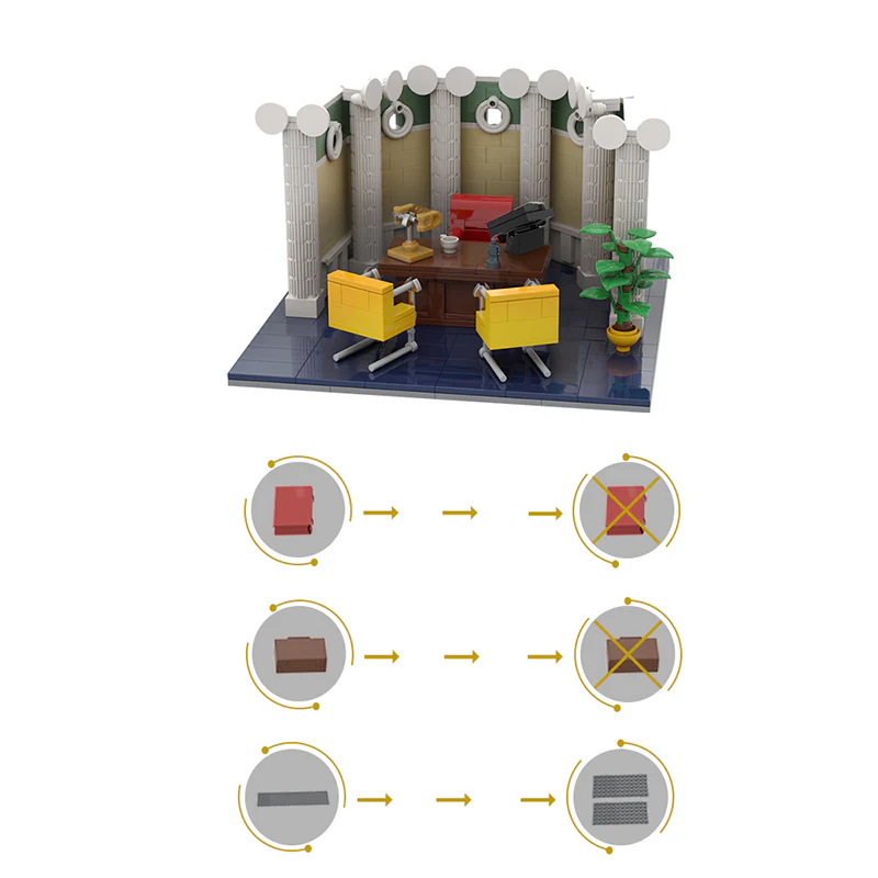 GOBRICKS MOC 41136 better call saul office - YWOBB