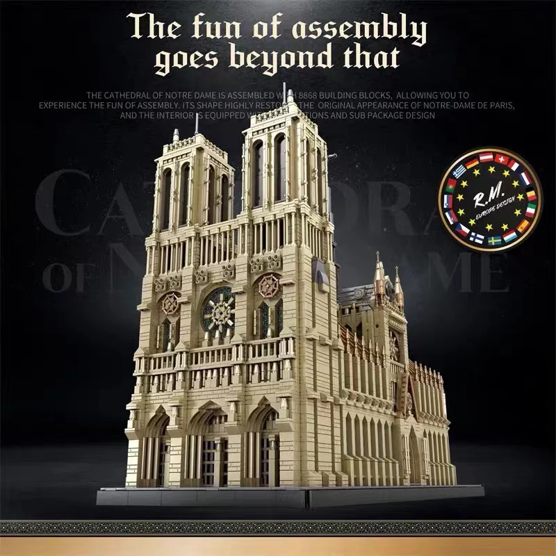 Reobrix 66016 Cathedral of Notre-Dame OVP EU Warehouse Version - YWOBB