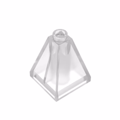 GOBRICKS GDS-982 Slope 75 2 x 2 x 2 Quadruple Convex - Blocked Open Stud or Hollow Stud - YWOBB