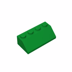GOBRICKS GDS-591 Slope 45 2 x 4 - YWOBB