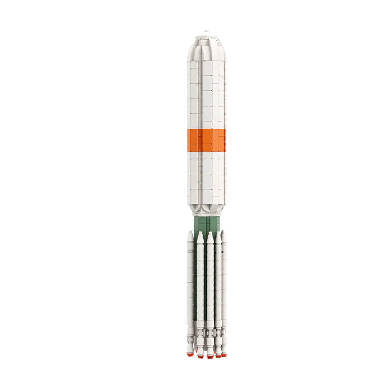 GOBRICKS MOC 71855 Delta III [1:110 Scale] - YWOBB