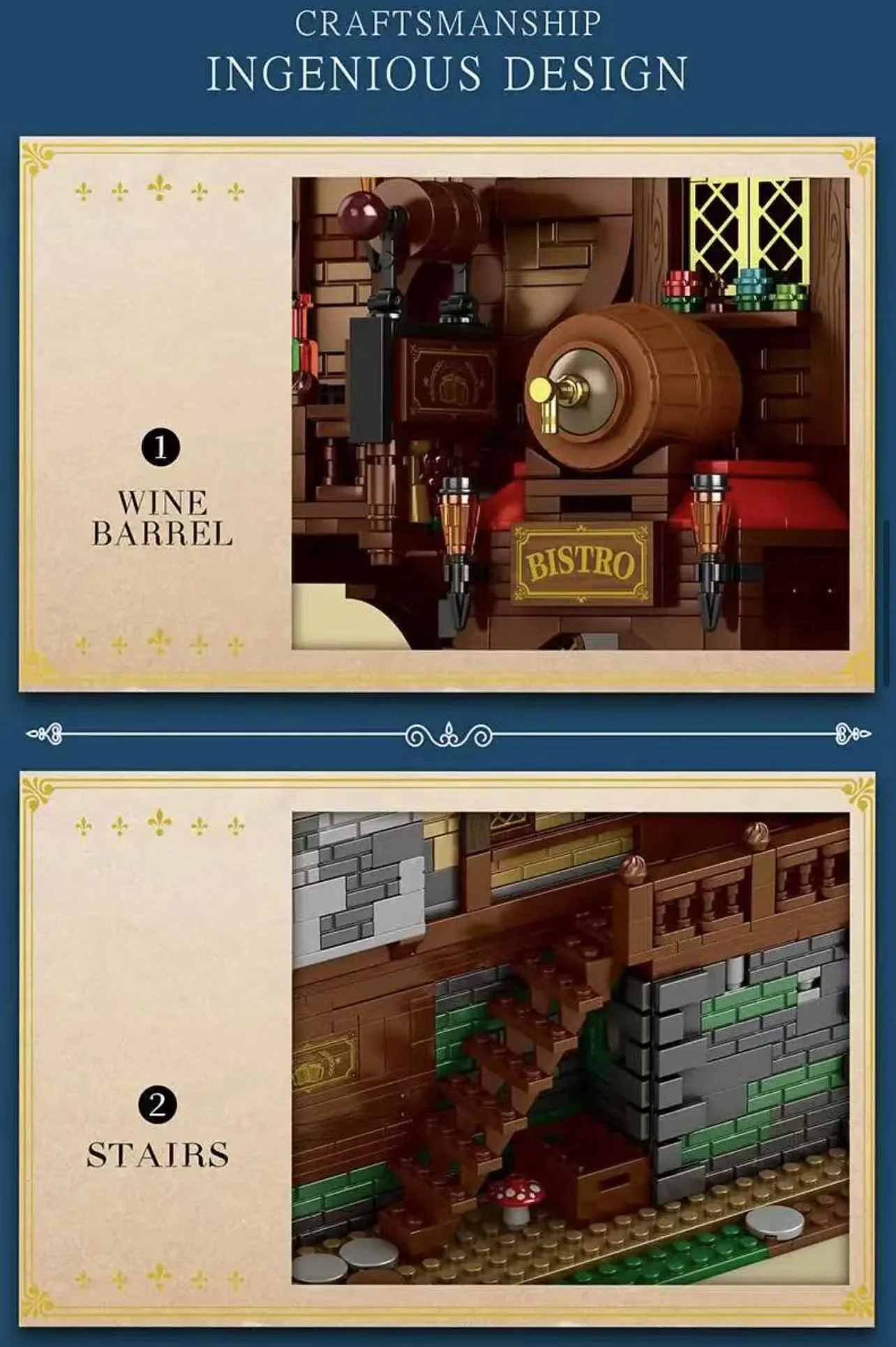 Reobrix 66018 Medieval Bistro 