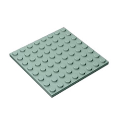 GOBRICKS GDS-528 Plate 8 x 8 - YWOBB
