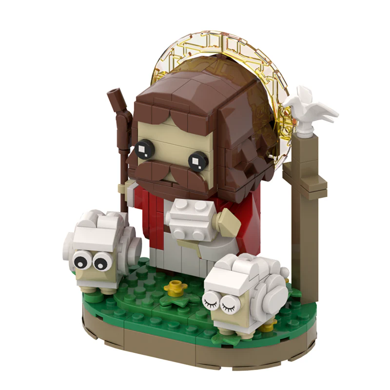 GOBRICKS MOC A0681 Creative Series-Shepherd Jesus - YWOBB
