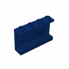 GOBRICKS GDS-787 Panel 1 x 4 x 2 with Side Supports - Hollow Studs - YWOBB