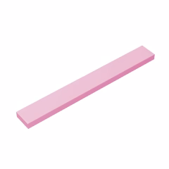 GOBRICKS GDS-565 Tile 1 x 8 - YWOBB