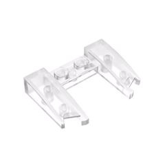 GOBRICKS GDS-1265 Wedge 3 x 4 x 2/3 Curved with Cutout - YWOBB